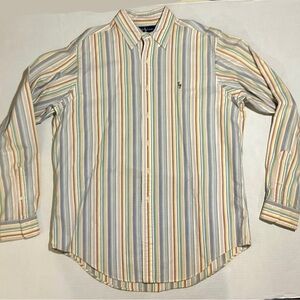 Ralph Lauren Pastel Striped Button Down Shirt
